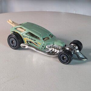 Hot Wheels 2014 Surf Crate HW Surf Club Mint Green Surfboard Chrome